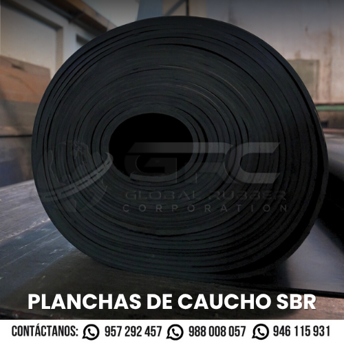 Planchas de Caucho SBR | Venta Directa e Importación en Perú