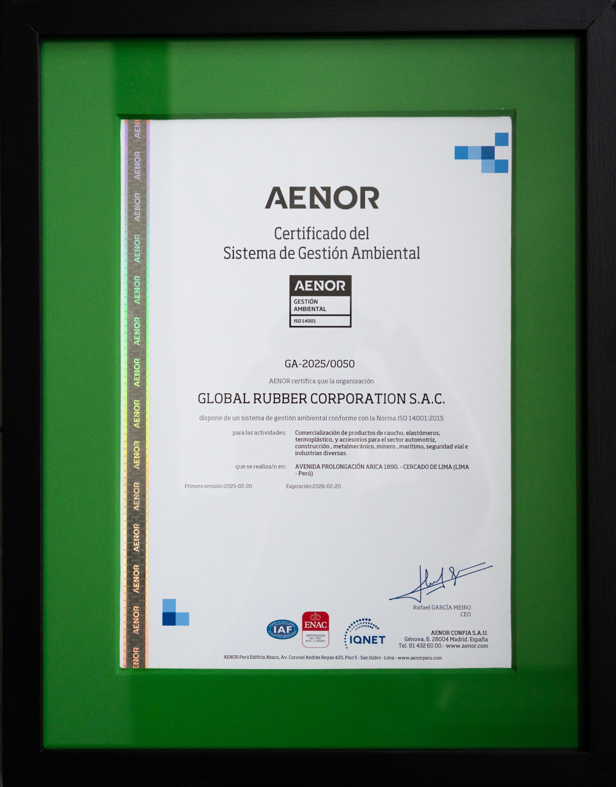 Gestión Ambiental ISO 14001