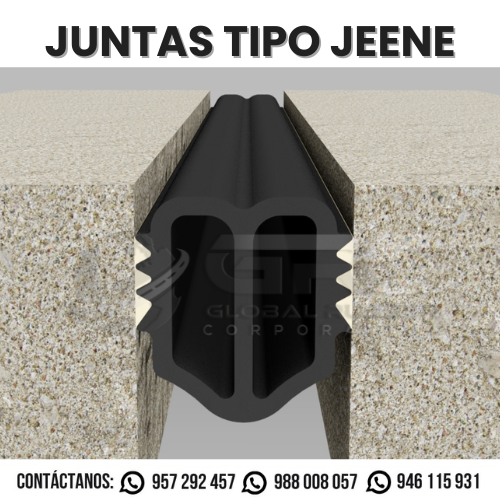 Juntas Tipo Jeene de Neopreno para Construcción | Global Rubber
