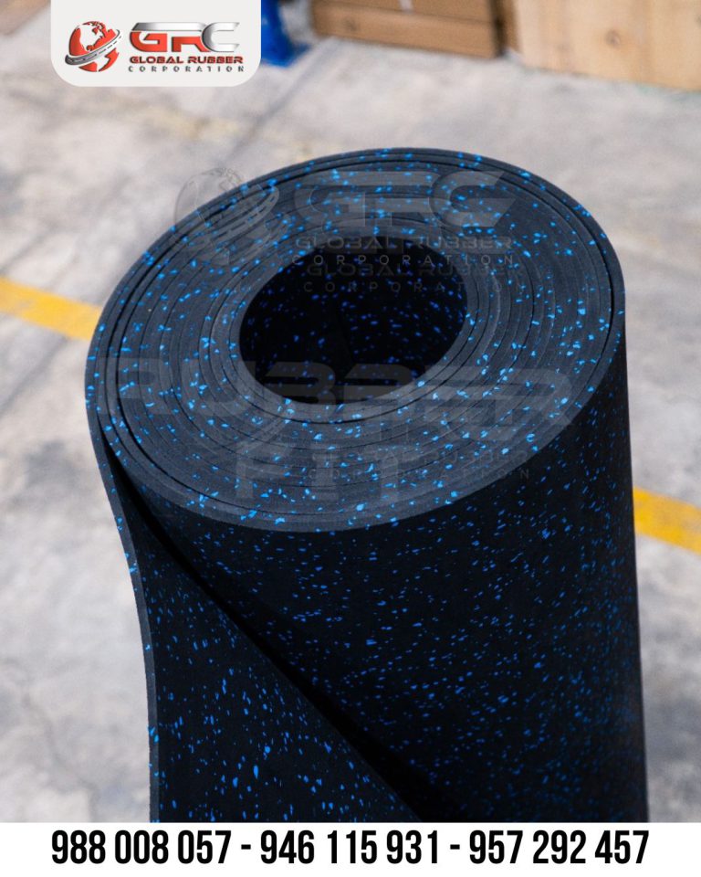 Piso en rollo para gimnasio