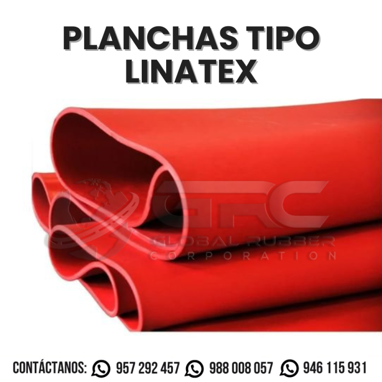 Planchas tipo Linatex resistentes a la abrasión