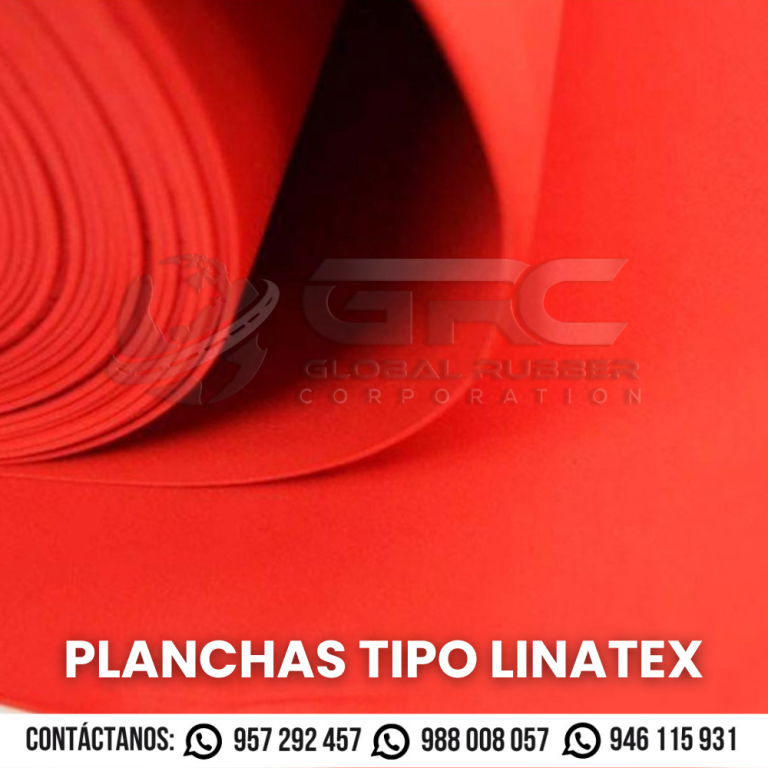 Planchas Linatex para uso industrial antidesgaste