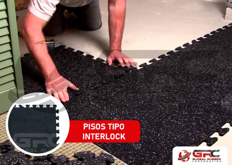 Piso Interlock para Gimnasio