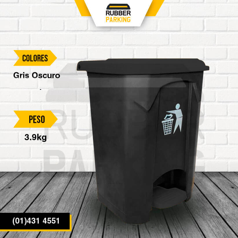 Tacho de Basura 80 litros con pedal