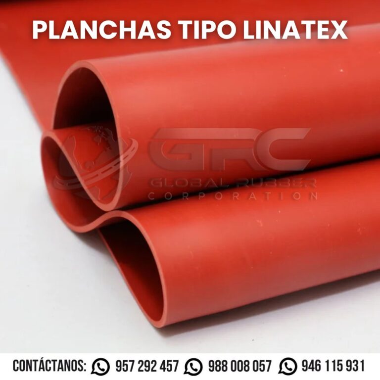 Láminas tipo Linatex de caucho para minería
