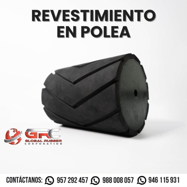 Revestimiento de Poleas en Caucho – Servicio para Minería en Perú