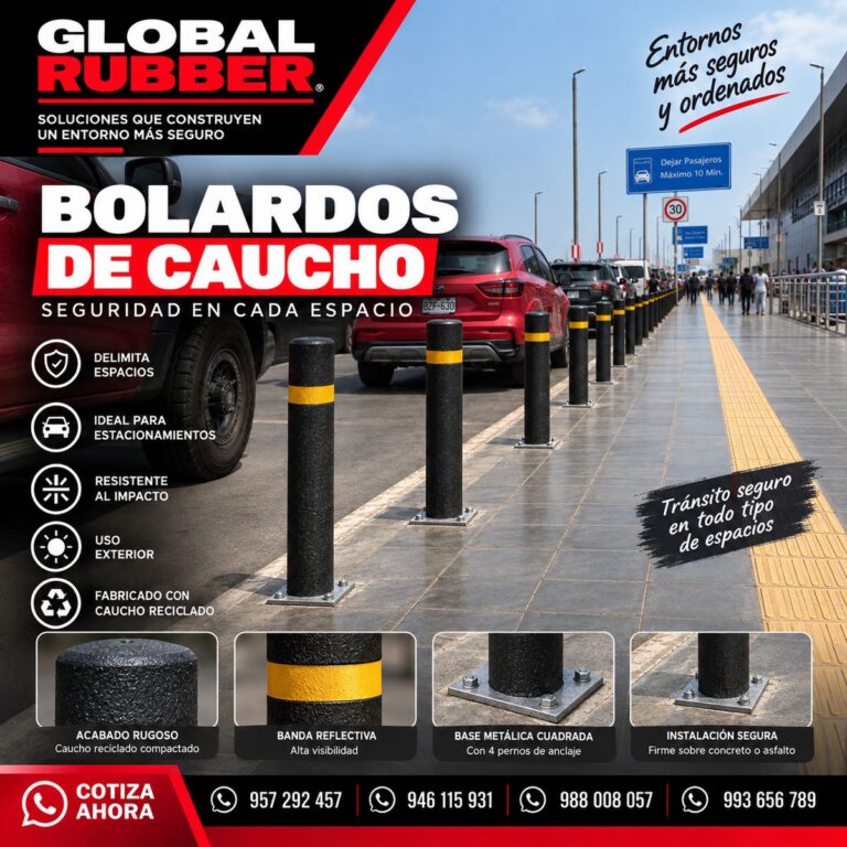 Bolardos de Caucho