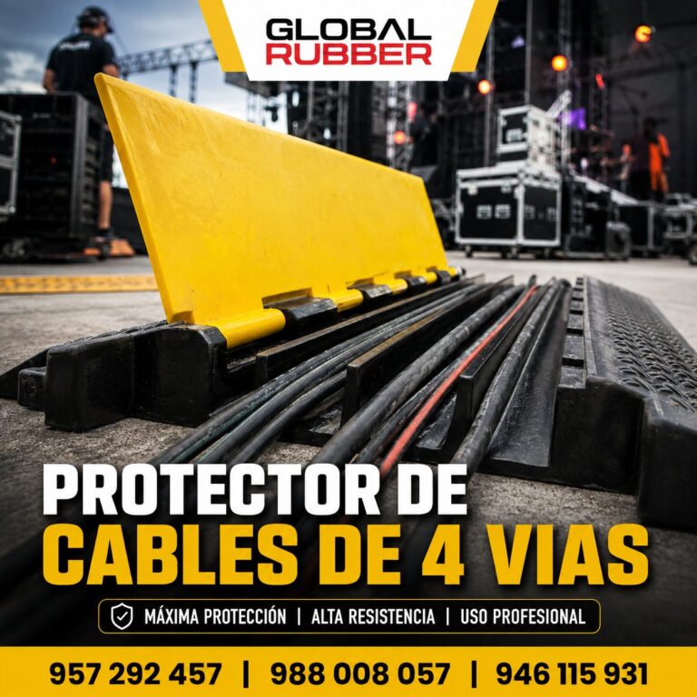 Protector de Cables de 4 Vías